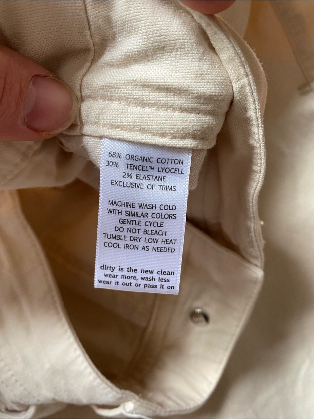 Toad&Co Cream High-Rise Casual Pants - Picture 4 of 5